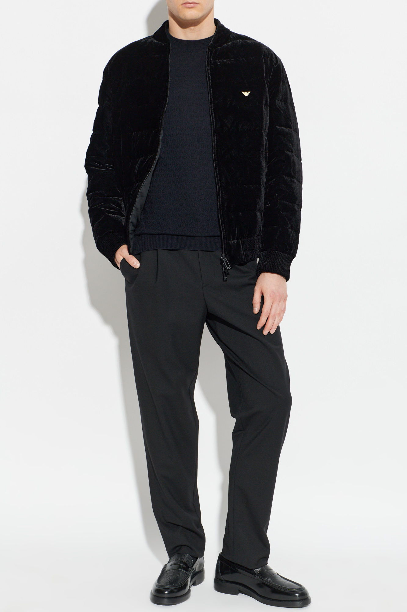 Emporio Armani Reversible hooded jacket | Men's | Vitkac